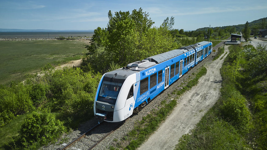 Coradia iLint d’Alstom, le premier train à hydrogène au monde, remporte le prix ACTU 2023 pour la durabilité environnementale